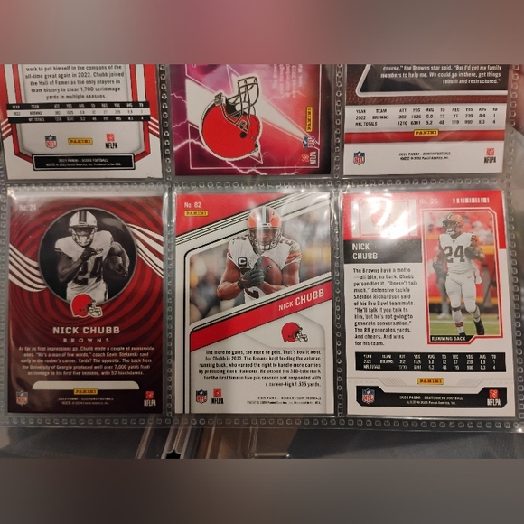 Nick Chubb Card Collection - Picture 14 of 15